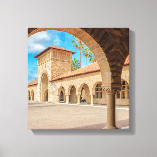 Stanford Structure and Arch Canvas Print