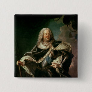 Stanislas Lesczinski King of Poland 15 Cm Square Badge