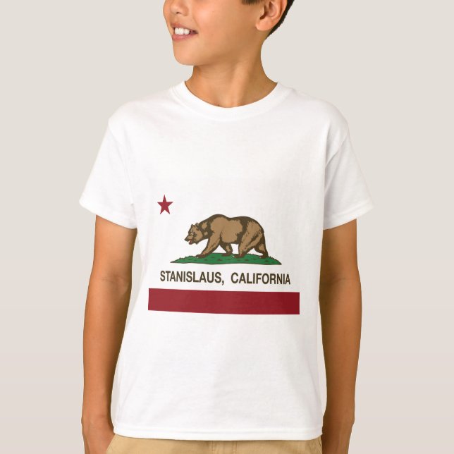 stanislaus california state flag T-Shirt (Front)