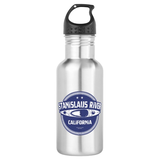 Stanislaus River California Kayaking 532 Ml Water Bottle (Front)