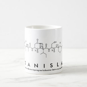 Stanislav peptide name mug