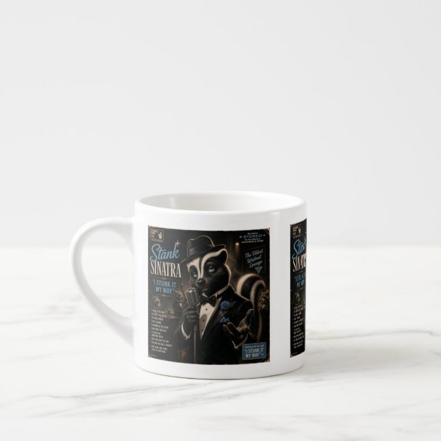 Stank Sinatra Album: a Parody Espresso Cup (Left)