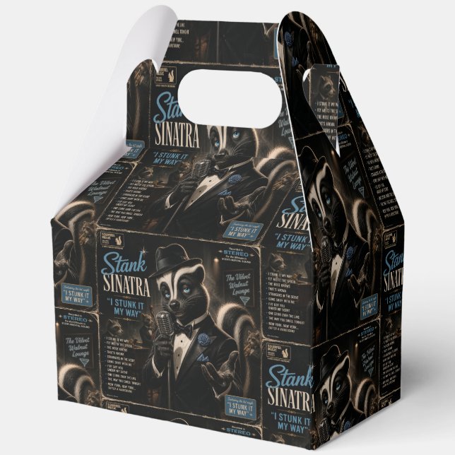 Stank Sinatra Album: a Parody Favour Box (Back)