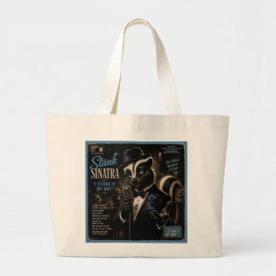 Stank Sinatra Album: a Parody Large Tote Bag