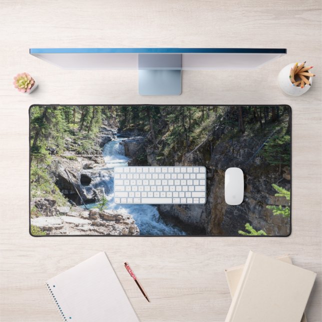 Stanley Falls, Canadian Natural Beauty, Waterfall Desk Mat (Office 1)