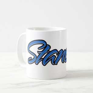 Stanley First name name blue Tasse Kaffeetasse Coffee Mug