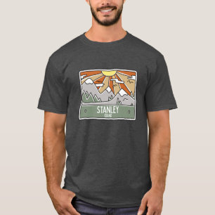Stanley Idaho ID Mountain Forest Scene Hiking Dood T-Shirt