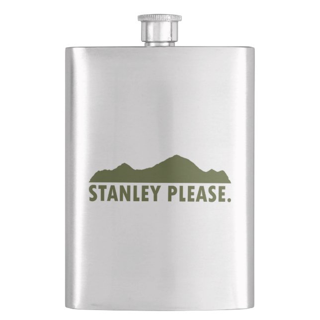 Stanley Idaho Please Hip Flask (Front)