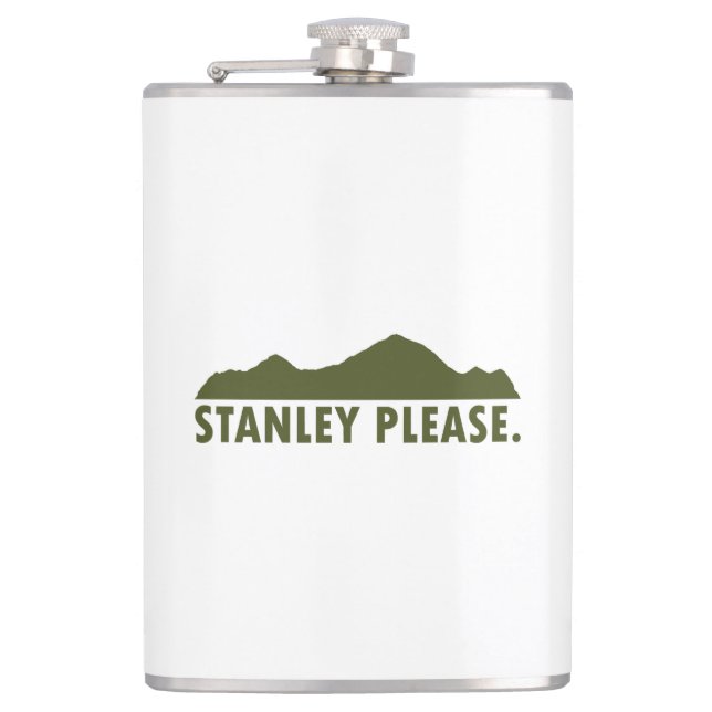 Stanley Idaho Please Hip Flask (Front)