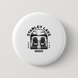 Stanley Lake Idaho Outdoors Vintage 6 Cm Round Badge