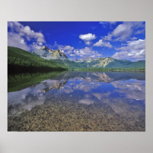 Stanley Lake in the Sawtooth Mountains of Idaho Poster