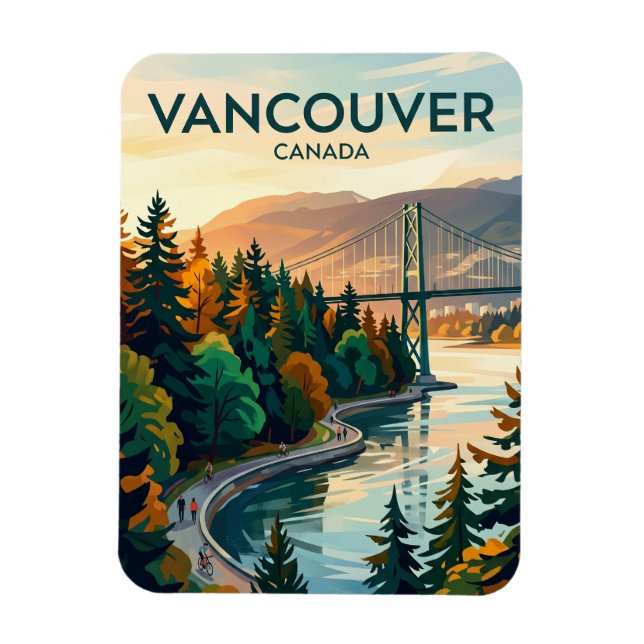 Stanley Park Canada Magnet (Vertical)