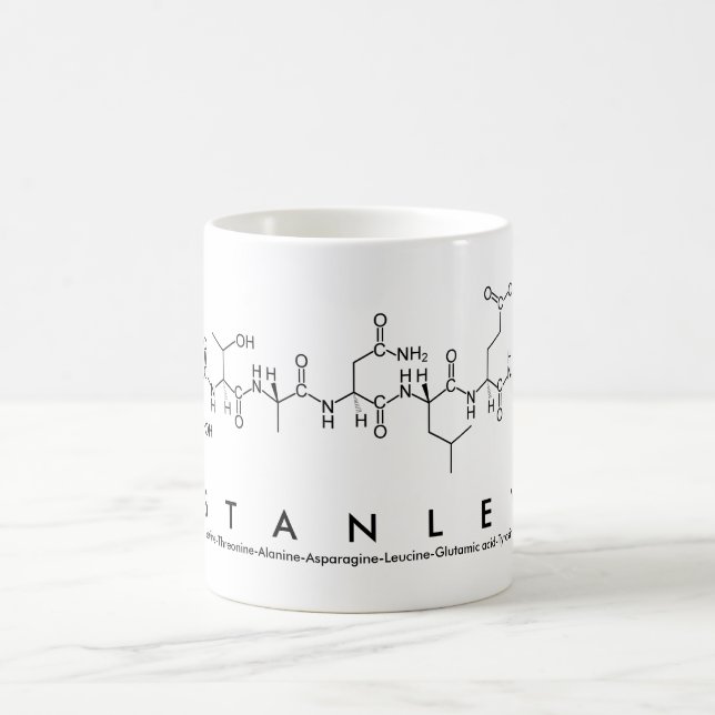 Stanley peptide name mug (Center)