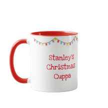 Stanley Sloth personalised Christmas mug