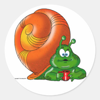 STANLEY SNAIL CLASSIC ROUND STICKER