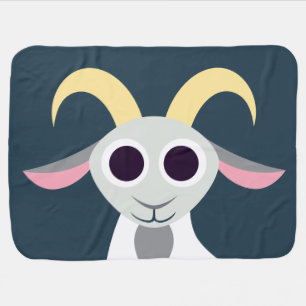 Stanley the Goat Baby Blanket