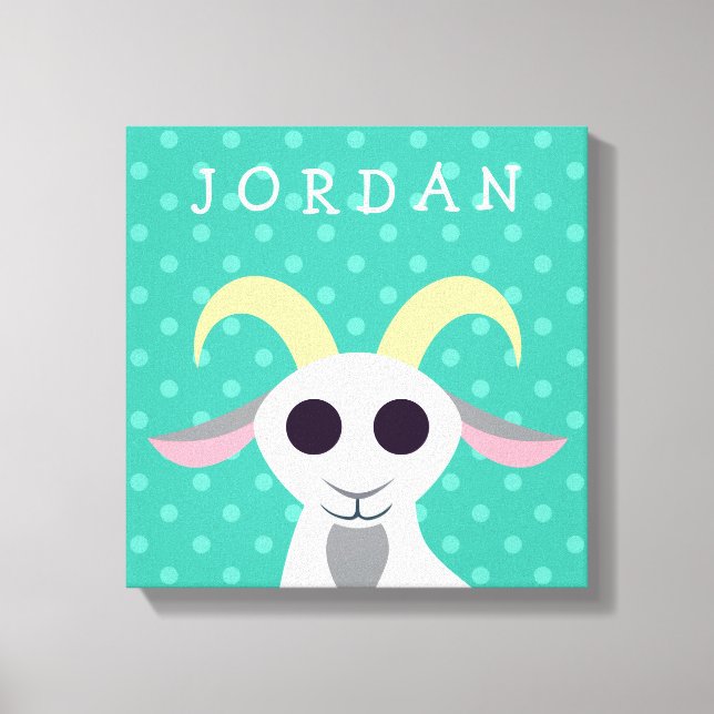 Stanley the Goat Canvas Print (Front)