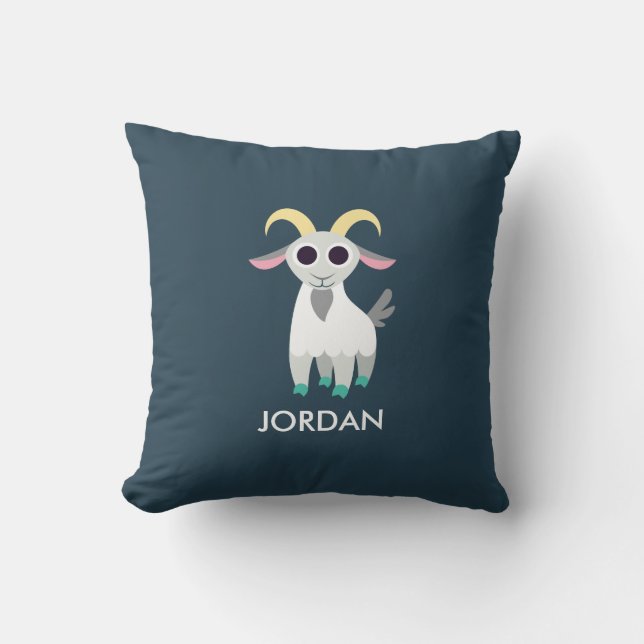 Stanley the Goat Cushion (Front)