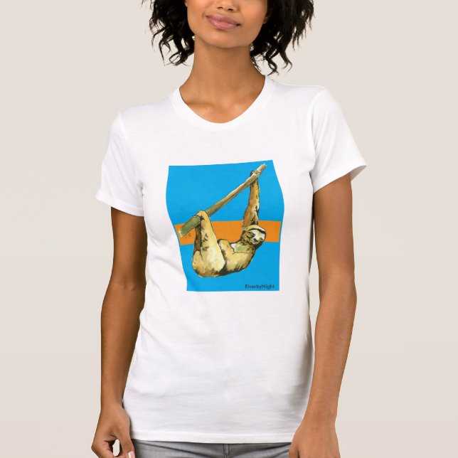 Stanley the Sloth -Light blue T-Shirt (Front)