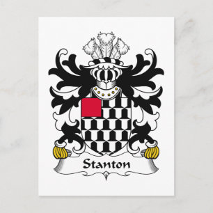 Stanton Family Crest Postcard