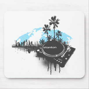 Stanton Miami - DJ Turntable Music Disc Jockey Mouse Mat