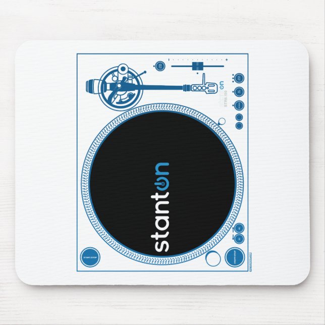 Stanton STR8-150 Turntable DJ Deck Music Mouse Mat (Front)
