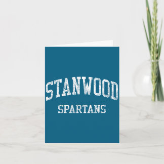 Stanwood high school hs stanwood wa vintage sports card