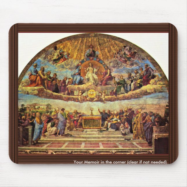 Stanza Della Signatura In The Vatican For Pope Jul Mouse Mat (Front)