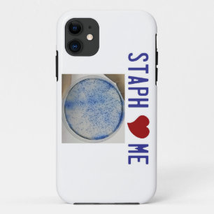 Staph Love Me in white iPhone 11 Case