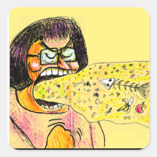 Staphney's Special Spew Square Sticker