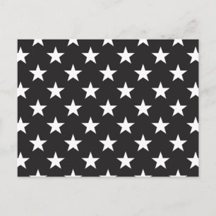 Star 1 Black and White Postcard