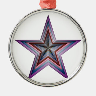 star abstract geometric art metal tree decoration