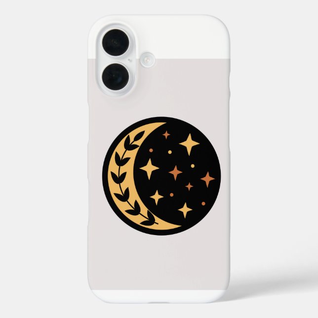 Star and Moon Circle  Case-Mate iPhone Case (Back)