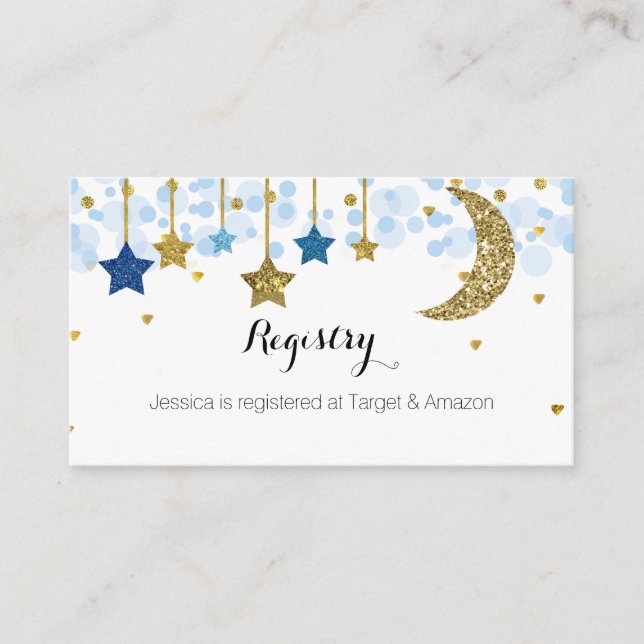 Star and Moon Registry Insert (Front)