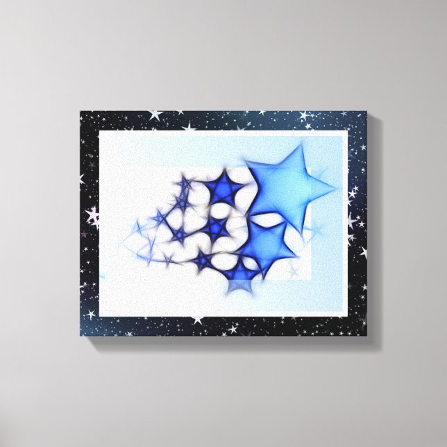 Star Art Wrapped Canvas (Front)