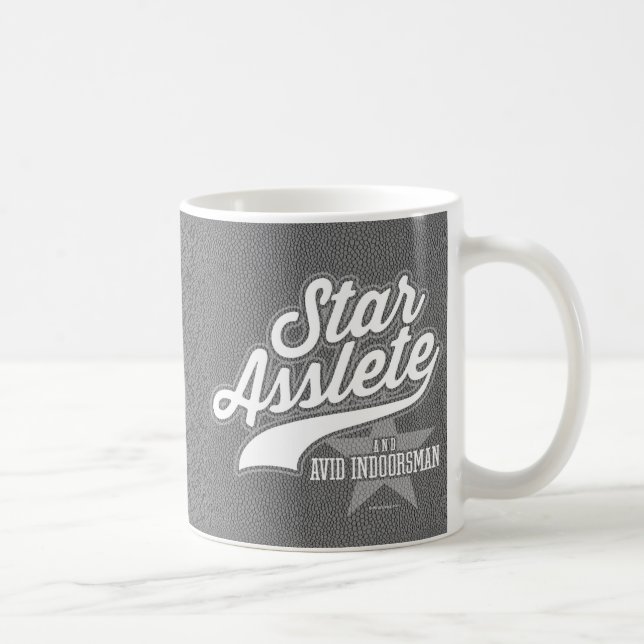 Star Asslete (Avid Indoorsman) Coffee Mug (Right)