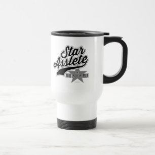 Star Asslete (Avid Indoorsman) Travel Mug
