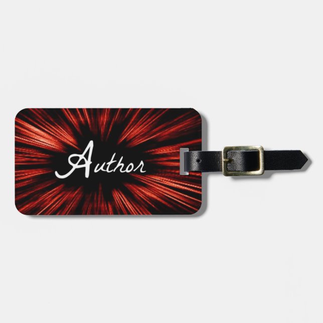 Star Author Luggage Tag (Front Horizontal)