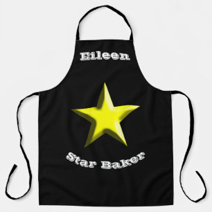 Star Baker Personalised Sheriff's Badge Apron