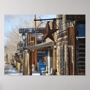 Star Bakery in Nevada City, MT Ghost Town  Poster