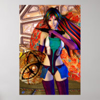 Star Beam Science Fiction Fantasy Art