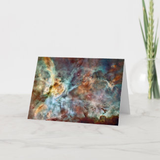 Star birth & death in the Carina Nebula Card