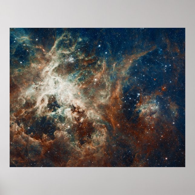 Star Birth in 30 Doradus Tarantula Nebula NGC 2070 Poster (Front)