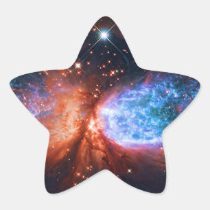 Star Birth in Constellation Cygnus, The Swan Star Sticker