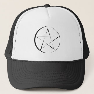 Star - Black White - Emo - Trucker Hat