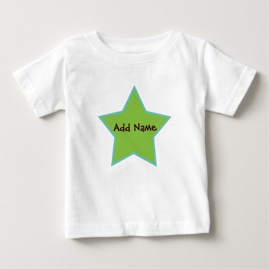 Star Blue and Green Baby Boy Tee