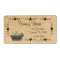 Star Border Soap Business Label