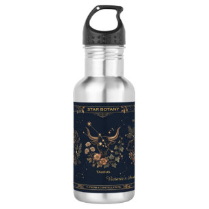 Star Botany Astral Energy Gold Navy Water Bottle