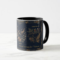 Star Botany Vintage Celestial Gold & Navy Mug