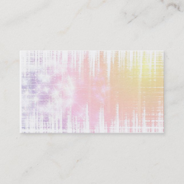 Star Bright Sparkle Spiritual Light Business Cards (Front)